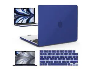 IBENZER Compatible with 2025 2024 2023 2022 MacBook Air 13 inch Case M4 A3240 M3 A3113 M2 A2681, Hardshell Case & KeyboardCover & ScreenFilm for Mac Air 13.6, Dark Blue, KK-TUBL+2 IBENZER Compatible with 2025 2024 2023 2022 MacBook Air 13 inch Case M4 A3240 M3 A3113 M2 A2681, Hardshell Case & KeyboardCover & ScreenFilm for Mac Air 13.6, Dark Blue, KK-TUBL+2
