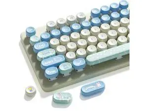 Hkfos XVX Round Typewriter Keycaps, Cute PBT Keycap Set, Dye-Sublimation Keyboard Keycaps Suitable for 60% 65% 75% 80% 96% 100% Layout Mechanical Keyboard Hkfos XVX Round Typewriter Keycaps, Cute PBT Keycap Set, Dye-Sublimation Keyboard Keycaps Suitable for 60% 65% 75% 80% 96% 100% Layout Mechanical Keyboard