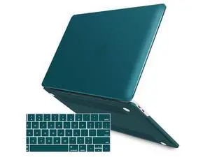 IBENZER Compatible with MacBook Pro 15 Inch Case 2019 2018 2017 2016 A1990 A1707, Plastic Hard Shell Case with Keyboard Cover for Mac Pro 15 Touch Bar, Quetzal Green, T15QUGN+1 IBENZER Compatible with MacBook Pro 15 Inch Case 2019 2018 2017 2016 A1990 A1707, Plastic Hard Shell Case with Keyboard Cover for Mac Pro 15 Touch Bar, Quetzal Green, T15QUGN+1