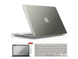 IBENZER Compatible with Old Version MacBook Air 13 Inch Case (2017-2010 Release), Models: A1466/A1369, Plastic Hard Shell Case with Keyboard & Screen Cover for Mac Air 13, Gray, A13GY+2A IBENZER Compatible with Old Version MacBook Air 13 Inch Case (2017-2010 Release), Models: A1466/A1369, Plastic Hard Shell Case with Keyboard & Screen Cover for Mac Air 13, Gray, A13GY+2A