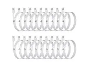 weishan 20-Pack Bulk USB C Charger Cable - Multipack Type-C Charging Cords, USB 2.0 for Phones and Tablets, 3.3ft White weishan 20-Pack Bulk USB C Charger Cable - Multipack Type-C Charging Cords, USB 2.0 for Phones and Tablets, 3.3ft White