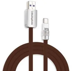 chubbycable Chubby 2.0 Fast Charging Cable Durable Soft Silicone USB C Cable 120W Extra Thick Charger Cord Compatible with iPhone 17-15 Series iPad, Chocolate, USB-A to Type-C, 3.3 FT chubbycable Chubby 2.0 Fast Charging Cable Durable Soft Silicone USB C Cable 120W Extra Thick Charger Cord Compatible with iPhone 17-15 Series iPad, Chocolate, USB-A to Type-C, 3.3 FT