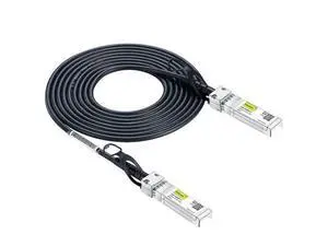 SFP+ DAC Twinax Cable, 10G Direct Attach Copper Passive Cable, SFP+ to SFP+ Patch Cable, Compatible with Intel XDACBL3M, 3-Meter(10ft) SFP+ DAC Twinax Cable, 10G Direct Attach Copper Passive Cable, SFP+ to SFP+ Patch Cable, Compatible with Intel XDACBL3M, 3-Meter(10ft)