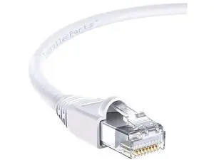 InstallerParts Ethernet Cable CAT6A Cable UTP Booted 20 FT - White - Professional Series - 10Gigabit/Sec Network/High Speed Internet Cable, 550MHZ InstallerParts Ethernet Cable CAT6A Cable UTP Booted 20 FT - White - Professional Series - 10Gigabit/Sec Network/High Speed Internet Cable, 550MHZ