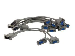 Your Cable Store 1 Foot DB9 9 Pin Serial Port Y Cable 1 Male / 2 Female RS232 5 Pack Your Cable Store 1 Foot DB9 9 Pin Serial Port Y Cable 1 Male / 2 Female RS232 5 Pack