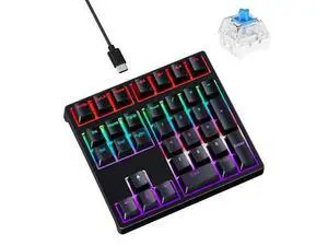 Mechanical Number Pad - Hot Swappable Numpad Wired USB Numeric Keypad with RGB LED Backlit 34 Key Numpad, Mechanical USB Wired Numeric Keypad for Laptop Desktop Computer PC(2-level Tilt, Blue Switch) Mechanical Number Pad - Hot Swappable Numpad Wired USB Numeric Keypad with RGB LED Backlit 34 Key Numpad, Mechanical USB Wired Numeric Keypad for Laptop Desktop Computer PC(2-level Tilt, Blue Switch)