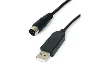 Teykst 6 Feet USB to Mini Din Serial Adapter Cable with FT232RL Chipset, 8 Pin Male Connector, CT-62 CAT Audio Interface Cable for Yaesu Radio Model FT-100, FT-817,FT-857,FT-897 Teykst 6 Feet USB to Mini Din Serial Adapter Cable with FT232RL Chipset, 8 Pin Male Connector, CT-62 CAT Audio Interface Cable for Yaesu Radio Model FT-100, FT-817,FT-857,FT-897