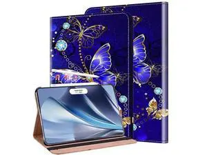 KEFBWAO Case for iPad Pro 11 Inch (M5) 2025 / (M4) 2024, Auto Wake/Sleep Supports Pencil Pro and Pencil(USB-C) Flip Wallet Shockproof Cover, Diamond Butterfly KEFBWAO Case for iPad Pro 11 Inch (M5) 2025 / (M4) 2024, Auto Wake/Sleep Supports Pencil Pro and Pencil(USB-C) Flip Wallet Shockproof Cover, Diamond Butterfly