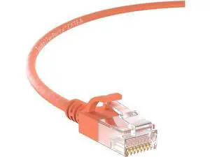 InstallerParts Ethernet Cable CAT6A Slim Cable UTP Booted 1 FT (10 Pack) - Orange - Professional Series - 10Gigabit/Sec Network/High Speed Internet Cable, 550MHZ, 28AWG InstallerParts Ethernet Cable CAT6A Slim Cable UTP Booted 1 FT (10 Pack) - Orange - Professional Series - 10Gigabit/Sec Network/High Speed Internet Cable, 550MHZ, 28AWG