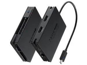 Cable Matters 8-in-1 Portable 40Gbps Dual HDMI USB4 Hub, USB 4 Dock with 2X 4K@60Hz or 1x 4K@120Hz / 8K@30Hz, 100W PD, Gigabit Ethernet, Compatible with Thunderbolt 4 (*macOS's Display Limitation) Cable Matters 8-in-1 Portable 40Gbps Dual HDMI USB4 Hub, USB 4 Dock with 2X 4K@60Hz or 1x 4K@120Hz / 8K@30Hz, 100W PD, Gigabit Ethernet, Compatible with Thunderbolt 4 (*macOS's Display Limitation)