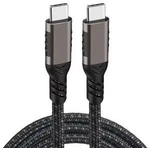 USB C 3.2 Gen 2 Type C to USB C Cable 4K@60HZ 20Gbps VR Data Cable 5A 100W Fast Cord(0.2m,USB3.2 Braided) USB C 3.2 Gen 2 Type C to USB C Cable 4K@60HZ 20Gbps VR Data Cable 5A 100W Fast Cord(0.2m,USB3.2 Braided)