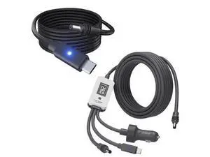 Starlink Mini 3 in 1 Cable 10FT/3M with Digital Voltage Display & On/Off Switch, 16AWG Starlink Cable with Indicator Light 140W USB C to DC Starlink Mini 3 in 1 Cable 10FT/3M with Digital Voltage Display & On/Off Switch, 16AWG Starlink Cable with Indicator Light 140W USB C to DC