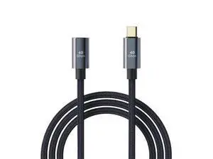 USB4 t2y>pe-c Extension Cable USB C Male to Female Extender 40Gbps Data Transfer 100W 5A Cord(0.5m) USB4 t2y>pe-c Extension Cable USB C Male to Female Extender 40Gbps Data Transfer 100W 5A Cord(0.5m)
