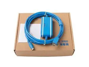 1 pc New for USB-H2U/1U PLC Programming Cable H0U H1U H2U Series Data Download Cable Blue Isolated 1 pc New for USB-H2U/1U PLC Programming Cable H0U H1U H2U Series Data Download Cable Blue Isolated