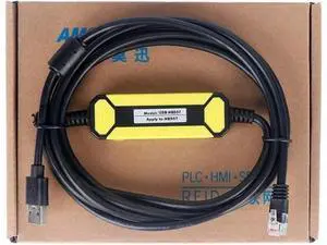 PLC Programming Cable USB-HBS57 Suitable for HBS57 Series Servo Driver Computer USB Port Communication Debugging Data Download Cable PLC Programming Cable USB-HBS57 Suitable for HBS57 Series Servo Driver Computer USB Port Communication Debugging Data Download Cable