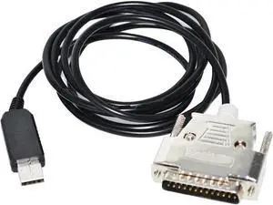 F&T>D*I FT232RL USB to D-SUB 25PIN DB25 Male Connector Adapter RS232 Serial Communication CNC Programming Cable for C-232R US-232R(3m) F&T>D*I FT232RL USB to D-SUB 25PIN DB25 Male Connector Adapter RS232 Serial Communication CNC Programming Cable for C-232R US-232R(3m)