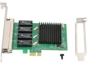 PCIe Gigabit Network Card, Gigabit Ethernet PCI Express Network Adapter Card, PCI Express Ethernet Adapter, PCIE NIC Network Card with 4 RJ45 Ports for Window Server, VMware PCIe Gigabit Network Card, Gigabit Ethernet PCI Express Network Adapter Card, PCI Express Ethernet Adapter, PCIE NIC Network Card with 4 RJ45 Ports for Window Server, VMware