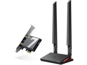 TP-Link WiFi 7 BE9300 PCIe WiFi Card for Desktop PC(Archer TBE550E), Tri-Band Wireless Adapter, Bluetooth 5.4, Multicolor Status LED, Supports AMD/Intel, Not Compatible with Windows 10/Linux TP-Link WiFi 7 BE9300 PCIe WiFi Card for Desktop PC(Archer TBE550E), Tri-Band Wireless Adapter, Bluetooth 5.4, Multicolor Status LED, Supports AMD/Intel, Not Compatible with Windows 10/Linux