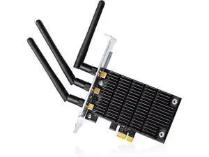 TP-LINK Archer T8E AC1750 Dual Band Wireless PCI Express Adapter, 2.4Ghz 450Mbps + 5Ghz 1300Mbps, 3T3R MIMO, Include Low-profile Bracket, Support Windows XP/7/8/8.1/10 TP-LINK Archer T8E AC1750 Dual Band Wireless PCI Express Adapter, 2.4Ghz 450Mbps + 5Ghz 1300Mbps, 3T3R MIMO, Include Low-profile Bracket, Support Windows XP/7/8/8.1/10