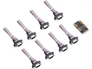 8 Port Serial PCIe Expansion Card Serial Card PCIE Converter Adapter for 17V358 Chip 8 Port Serial PCIe Expansion Card Serial Card PCIE Converter Adapter for 17V358 Chip