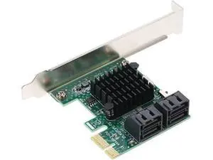 PCI-E to 4 Ports SATA3.0 Adapter Card PCI-E to SATA3.0 Expansion Card 6Gbps Transmission Rate Multiple Systems Compatible PCI-E to 4 Ports SATA3.0 Adapter Card PCI-E to SATA3.0 Expansion Card 6Gbps Transmission Rate Multiple Systems Compatible