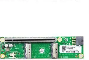 Adapter Dual MCIO 8i Mini Cool Edge IO SFF-TA-1016 to PCIE5.0 PCI-Express 16x VROC Adapter for Mainboard SSD Graphics Card Adapter Dual MCIO 8i Mini Cool Edge IO SFF-TA-1016 to PCIE5.0 PCI-Express 16x VROC Adapter for Mainboard SSD Graphics Card