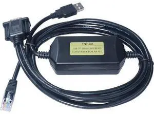 PLC Programming Cable Compatible with AB 1747 UIC, USB To DH485 RS485 RS232 Interface Converter PLC Programming Cable Compatible with AB 1747 UIC, USB To DH485 RS485 RS232 Interface Converter