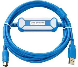 USBACAB230 Programming Cable USB to RS232 Adapter for USB-DVP ES EX EC SE SV SS Series(Gold Plated Version) USBACAB230 Programming Cable USB to RS232 Adapter for USB-DVP ES EX EC SE SV SS Series(Gold Plated Version)
