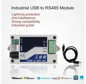 Industrial Grade USB to RS485 Module Lightning Protection Converter Module Support Win8/10 Industrial Grade USB to RS485 Module Lightning Protection Converter Module Support Win8/10