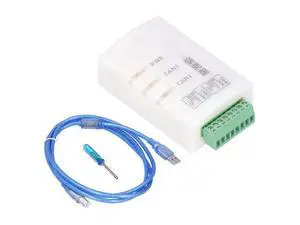 CAN USB Adapter Dual Channel CAN Bus Debugger, USB to CAN Analyzer with Isolation, Intelligent Converter for Automotive Calibration, Rail Transit, Automation, ABS, USB2.0 CAN USB Adapter Dual Channel CAN Bus Debugger, USB to CAN Analyzer with Isolation, Intelligent Converter for Automotive Calibration, Rail Transit, Automation, ABS, USB2.0
