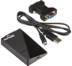 Logitec LDE-WX015U USB Full HD Display Adapter, Black Logitec LDE-WX015U USB Full HD Display Adapter, Black