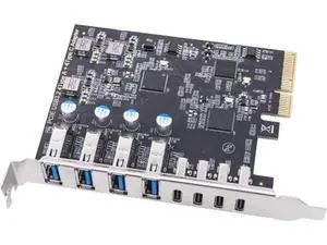 PCIe USB 3.2 Card ASM1142 Internal Expansion Controller 4 C Port 3.2 Adapter PCIE for Desktop PCIe Expansion Card PCIe USB 3.2 Card ASM1142 Internal Expansion Controller 4 C Port 3.2 Adapter PCIE for Desktop PCIe Expansion Card