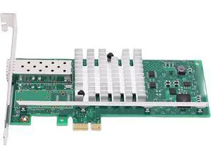 10GB PCIE X1 Network Card, SFP Fiber Ethernet Adapter with 82599EN Chip, Support for VMware Server 10GB PCIE X1 Network Card, SFP Fiber Ethernet Adapter with 82599EN Chip, Support for VMware Server