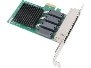 PCI Express Ethernet LAN Adapter Reliable PCIE 4 Port Gigabit Server Adapter for Server for VMware PCI Express Ethernet LAN Adapter Reliable PCIE 4 Port Gigabit Server Adapter for Server for VMware
