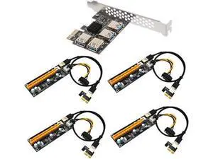 Artibetter Pci-e Riser Extension Card with USB Ports Pci Express Adapter for Mining and Gaming Easy Installation Stable and Reliable Performance for Desktop Expansion Artibetter Pci-e Riser Extension Card with USB Ports Pci Express Adapter for Mining and Gaming Easy Installation Stable and Reliable Performance for Desktop Expansion