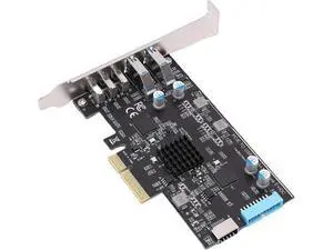 Jiawu PCIe Adapter Card, HighSpeed PCI Express Adapter for Seamless Data Transfer, 10Gbps PCIe to Type C USB 3.0 for Desktop Computers, MultiPort Expansion Jiawu PCIe Adapter Card, HighSpeed PCI Express Adapter for Seamless Data Transfer, 10Gbps PCIe to Type C USB 3.0 for Desktop Computers, MultiPort Expansion
