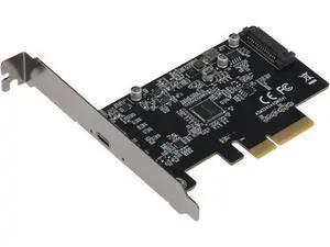 Sedna - PCIe x4 1 Port USB 3.2 Gen 2x2 Type C (20Gbps) Adapter Card Sedna - PCIe x4 1 Port USB 3.2 Gen 2x2 Type C (20Gbps) Adapter Card