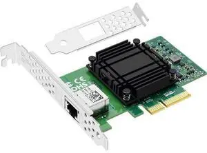 10GBASE-T Single Port Server Network Card, PCIe X4 Interface with Marvell AOC107 Chip, Gigabit Ethernet Adapter for Servers/Workstations 10GBASE-T Single Port Server Network Card, PCIe X4 Interface with Marvell AOC107 Chip, Gigabit Ethernet Adapter for Servers/Workstations