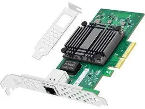 10 Gb Network Card with Marvell AQC107 Chip Single Port,PCIE Ethernet Card Network Adapter 1 RJ45 Port LAN Network Adater Controller Support WOLPCIE X4 10 Gb Network Card with Marvell AQC107 Chip Single Port,PCIE Ethernet Card Network Adapter 1 RJ45 Port LAN Network Adater Controller Support WOLPCIE X4