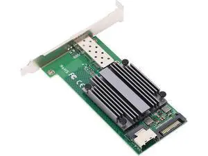 Ethernet NIC Card, M.2 to 10Gb Ethernet Network Adapter B M Key 82599 1 Sfp Industrial Network Card for Server and Control Systems Win8 10 and More Supported Ethernet NIC Card, M.2 to 10Gb Ethernet Network Adapter B M Key 82599 1 Sfp Industrial Network Card for Server and Control Systems Win8 10 and More Supported