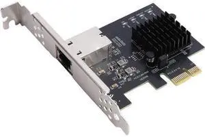 Fabater PCIe X1 10 Gigabit Network Card Support for Desktop Server, 10GB PCIe Network Card Ethernet Adapter with RTL8127AT Controller, 10G Adapter for 10 11 for Linux Fabater PCIe X1 10 Gigabit Network Card Support for Desktop Server, 10GB PCIe Network Card Ethernet Adapter with RTL8127AT Controller, 10G Adapter for 10 11 for Linux