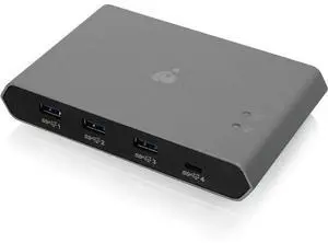 IOGEAR USB-C 2 Port Switch - Transfer Files Between PC & Mac OS X - 3 USB-A - 1 USB-C - Switch Method Remote - Mouse or Hotkey - LED Indicator - USB-C 85W Pass Through - GUS4C2 IOGEAR USB-C 2 Port Switch - Transfer Files Between PC & Mac OS X - 3 USB-A - 1 USB-C - Switch Method Remote - Mouse or Hotkey - LED Indicator - USB-C 85W Pass Through - GUS4C2
