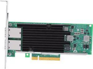 LICAEVEY 10Gb Dual RJ45 Port Network Card, X540 T2 Controller PCIe 3.0 Ethernet Adapter with Low Profile Bracket, for Servers LICAEVEY 10Gb Dual RJ45 Port Network Card, X540 T2 Controller PCIe 3.0 Ethernet Adapter with Low Profile Bracket, for Servers
