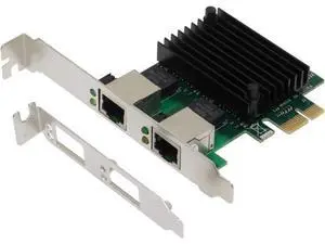 Sedna - PCI Express 2 Ports 10/100/1G/2.5G Ethernet Adapter with Low Profile Bracket (RTL8125) Sedna - PCI Express 2 Ports 10/100/1G/2.5G Ethernet Adapter with Low Profile Bracket (RTL8125)
