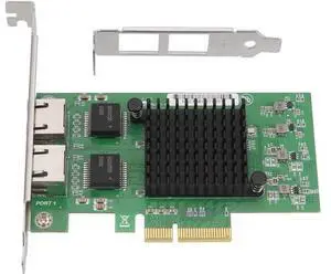 PieceIe Networking Card PieceIE Ethernet Adapter Two Port RTL8125B Chip Low Power Consumption for Fast Speed Networking Expans PieceIe Networking Card PieceIE Ethernet Adapter Two Port RTL8125B Chip Low Power Consumption for Fast Speed Networking Expans