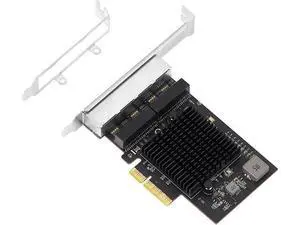 2.5 Gigabit 4 Port PCIe RJ45 10/100/1000/2500Mbps 8125B Chip 4 Port Gigabit Networking Card Adapter for Desktop 2.5 Gigabit 4 Port PCIe RJ45 10/100/1000/2500Mbps 8125B Chip 4 Port Gigabit Networking Card Adapter for Desktop