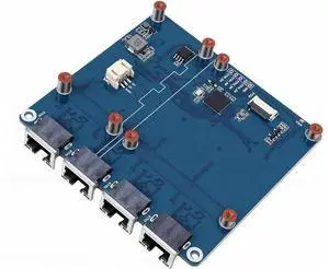 Fabater 4 Port Gigabit PCIe Network Adapter, 4 Port RJ45 Network Adapter with Green and Yellow Status Indicators, Plug and Play No Driver Required for Pi 5 Fabater 4 Port Gigabit PCIe Network Adapter, 4 Port RJ45 Network Adapter with Green and Yellow Status Indicators, Plug and Play No Driver Required for Pi 5