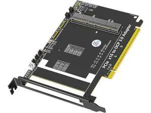 Fast Speed PCIe 5.0 X16 to OCP NIC3.0 Adapter Card for 25G 100Gbps Ethernet Efficient Networking Fast Speed PCIe 5.0 X16 to OCP NIC3.0 Adapter Card for 25G 100Gbps Ethernet Efficient Networking