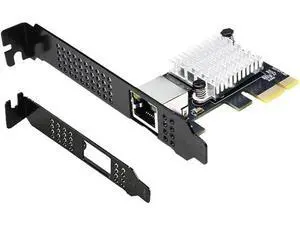 PCIe 4.0 X1 to RJ45 10G Ethernet Network Card RTL8127 Chip High-Speed LAN Adapter with Multi-Speed Compatible with Windows/Linux Desktop, Server, and Gaming PC PCIe 4.0 X1 to RJ45 10G Ethernet Network Card RTL8127 Chip High-Speed LAN Adapter with Multi-Speed Compatible with Windows/Linux Desktop, Server, and Gaming PC