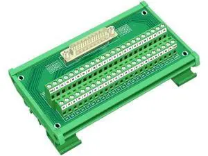 HDB44 D-Sub Rail Mount Interface Module, DB44 Female Breakout Board, DB44 Female to Terminal Block DB44 Splitter(HL-FX-DB44M) HDB44 D-Sub Rail Mount Interface Module, DB44 Female Breakout Board, DB44 Female to Terminal Block DB44 Splitter(HL-FX-DB44M)